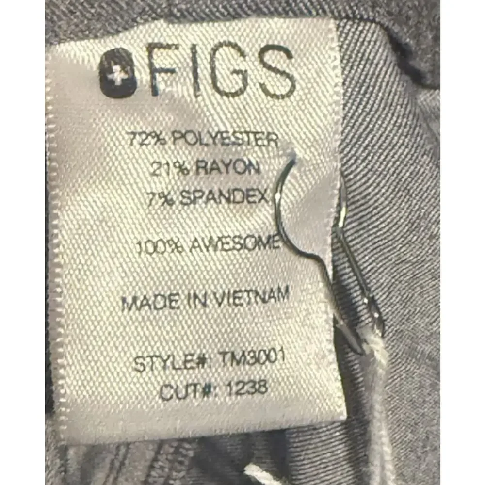 FIGS Cairo Mens 2XL Gray Cargo Scrub Pants TM3001 Technical Collection NWT